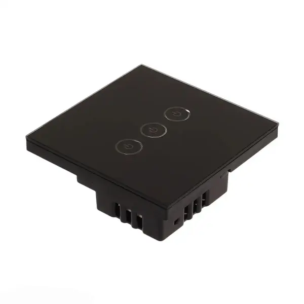 کلید لمسی سه پل مدل B3 مشکی