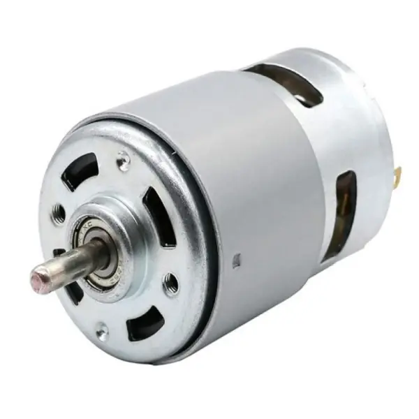موتور DC اسپیندل دو سر بلبرینگی 24-12 ولت 12000 دور مدل 795