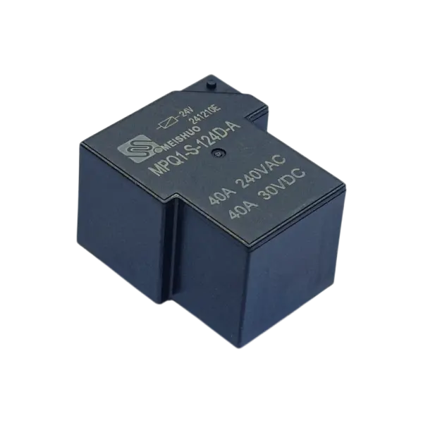 رله 24 ولت تک کنتاکت 40 آمپر T شکل 4 پین MEISHU