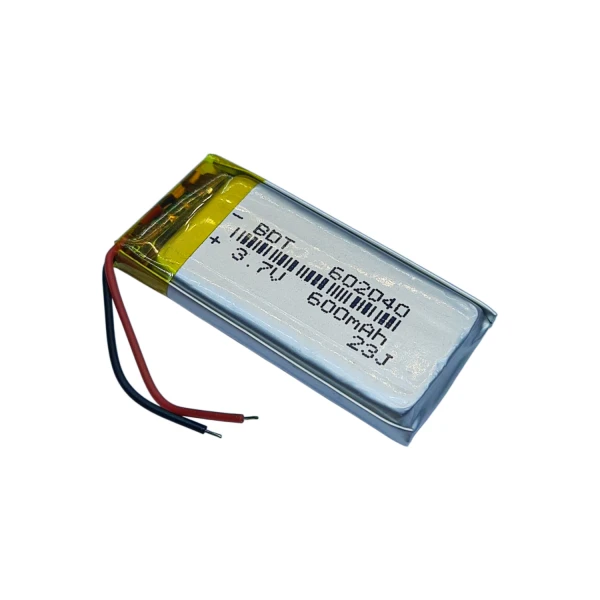 باتری لیتیوم پلیمر 3.7 ولت 600mAh سایز 602040