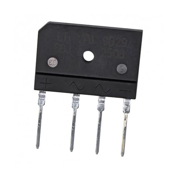 پل دیود 25 آمپر 800 ولت شانه ای GBJ2508