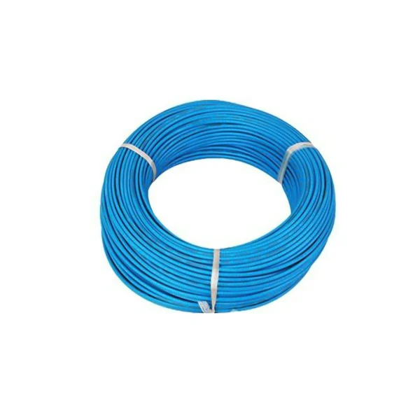 سیم نسوز سیلیکونی افشان آبی سایز 4mm