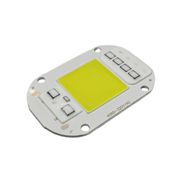 برد ال ای دی COB مربعی 50 وات 220 ولت مهتابی 4060