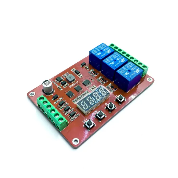 ماژول تایمر دیجیتال با رله 8-36 ولت با 18 برنامه DRM-03