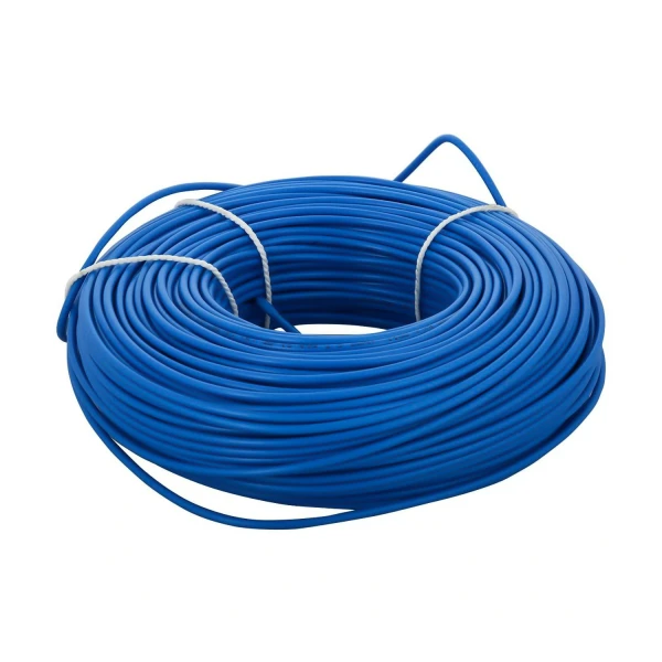 سیم نسوز سیلیکونی افشان قلع اندود آبی سایز 2.5mm