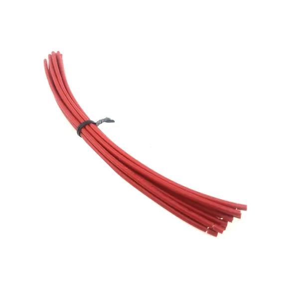 سیم 1.5 افشان 20 سانتی متری قرمز تمام مس (CCC) بسته 10 عددی