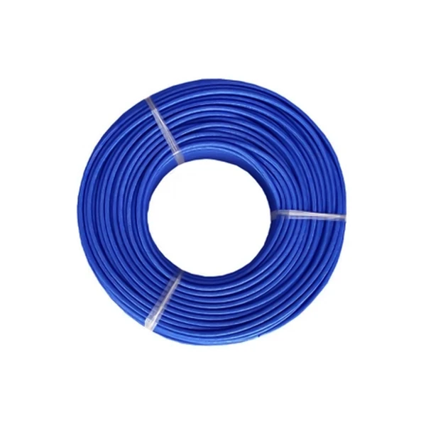 سیم نسوز سیلیکونی افشان آبی سایز 0.5mm