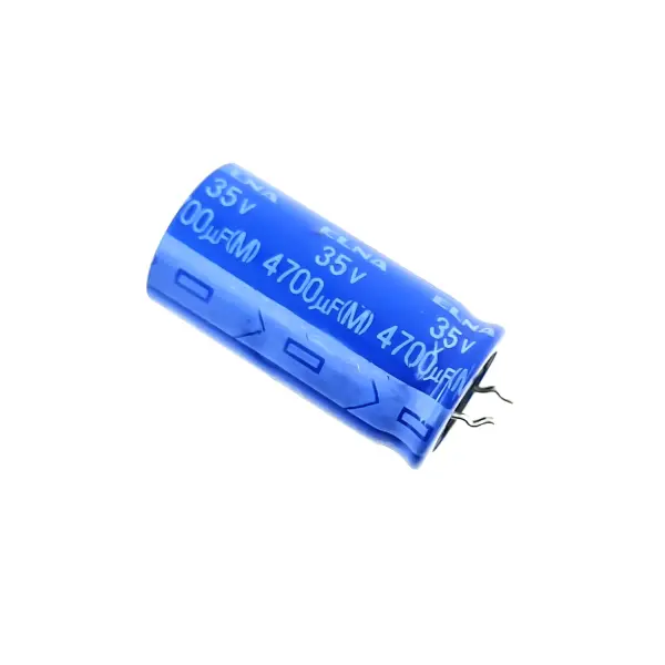 خازن الکترولیت 4700 میکرو 35 ولت ELNA سری RE3 پایه کوتاه اصل ژاپن
