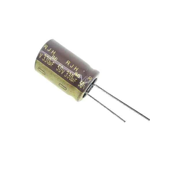 خازن الکترولیت 330 میکرو فاراد 50 ولت ELNA سری RJH اصل ژاپن