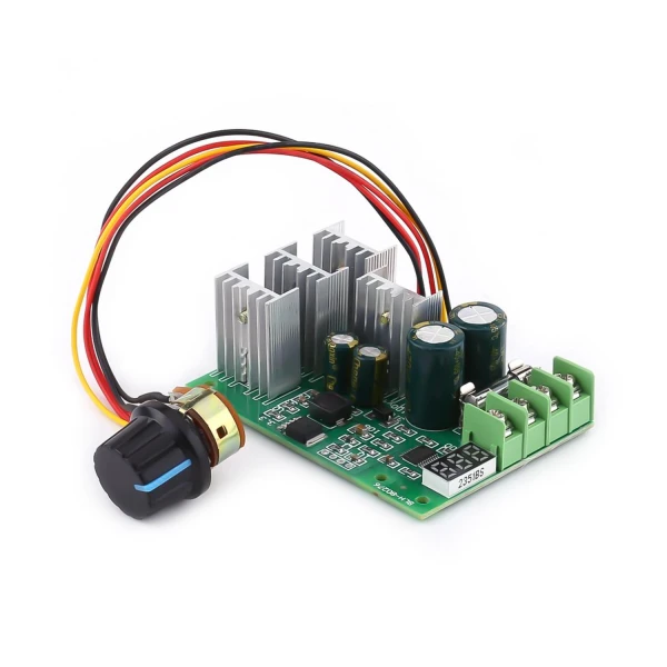ماژول کنترل دور موتور 30 آمپر همراه با نمایشگر دیجیتال درصد سرعت مدل BLH-80276