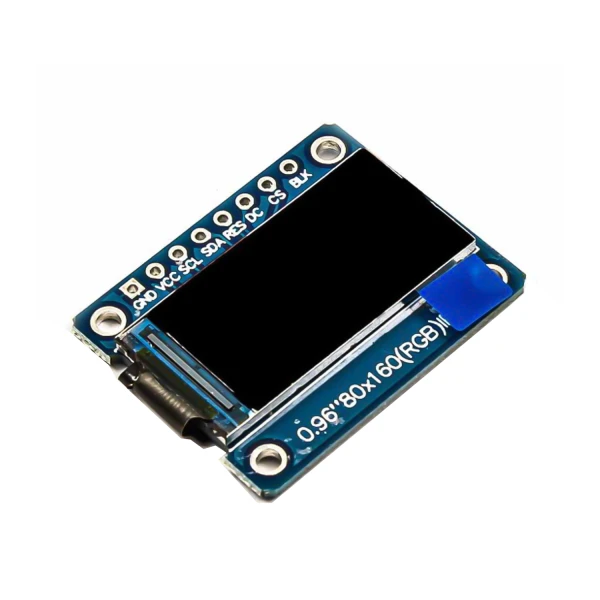 ماژول نمایشگر 0.96 اینچ LCD تمام رنگ IPS دارای ارتباط SPI