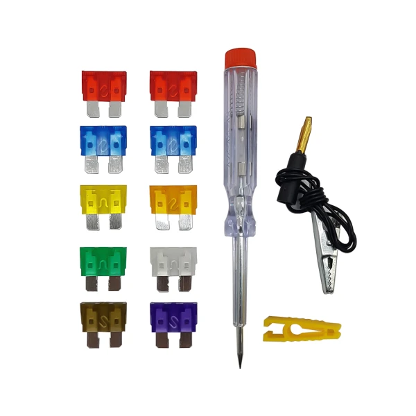 تستر فیوز خودرو با 10 عدد فیوز CAMCO مدل NO-65384