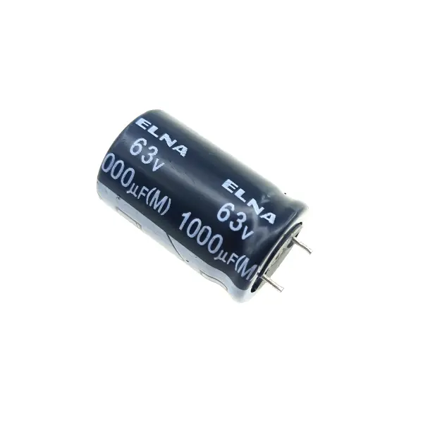 خازن الکترولیت 1000 میکرو فاراد 63 ولت ELNA سری RJ4