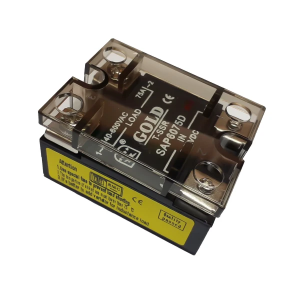 رله حالت جامد 600 ولت 75 آمپر  SSR GOLD - SAP6075D
