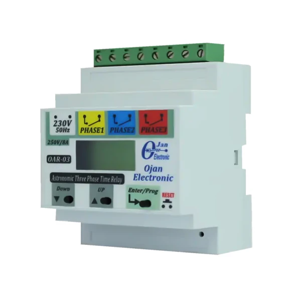 ساعت فرمان نجومی سه رله 10 آمپر مدل OAR-03 اوژن الکترونیک