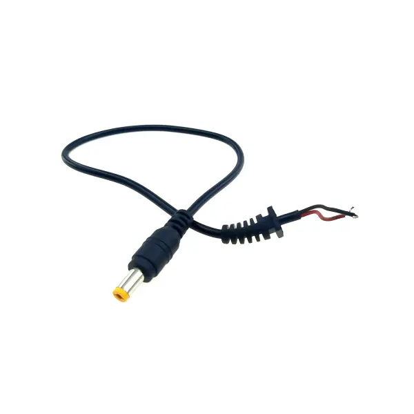 فیش آداپتور نری سیم دار 35 سانتی متری مشکی