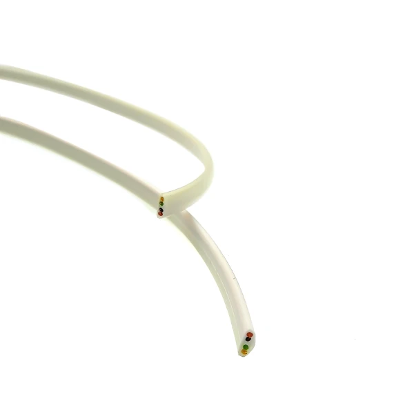 سیم 0.25 رشته ای دوبل سفید