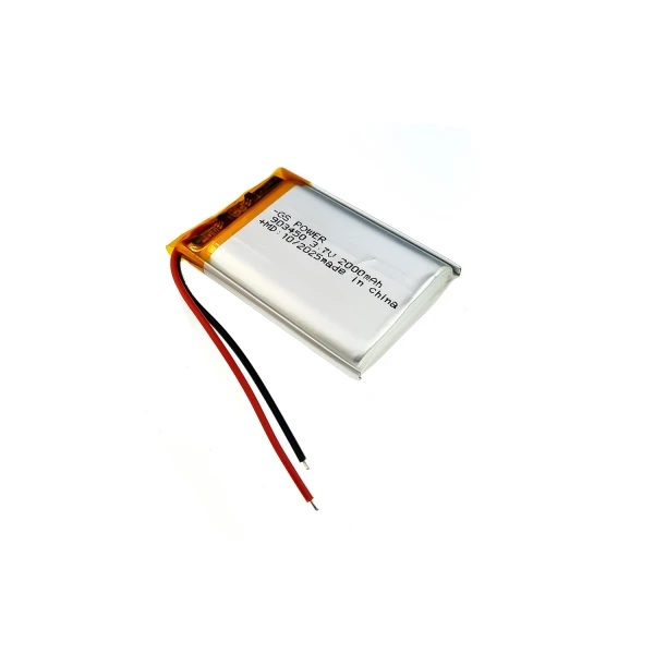 باتری لیتیوم پلیمر 3.7 ولت با ظرفیت 2000mAh مدل 903450