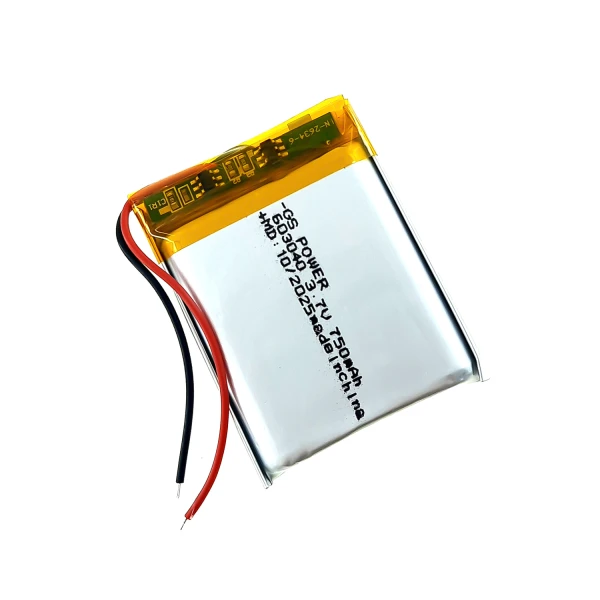باتری لیتیوم پلیمر 3.7 ولت 750mAh مدل 603040