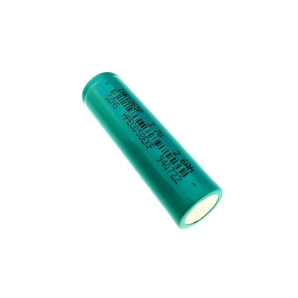باتری لیتیوم یون 18650 تک سلول 3.7 ولت 2600mAH 5C