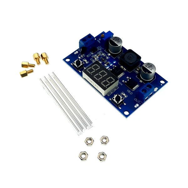 ماژول مبدل DC به DC افزاینده 35-3 ولت 6 آمپر LTC1871 با نمایشگر ولتاژ