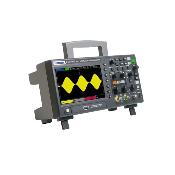 اسیلوسکوپ دیجیتال 100 مگاهرتز 2 کانال فانکشن دار HANTEK مدل DSO2D10