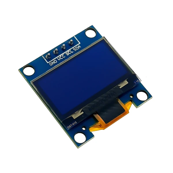 ماژول نمایشگر OLED آبی 0.96 اینچ دارای ارتباط I2C با درایور SSD1306