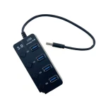 هاب 4 پورت USB 3.0 کلید دار