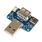 برد تبدیل USB نری به USB مادگی و Type-C و micro USB