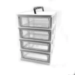 جعبه 4 خانه GH22 سفید 1*4 قناد پلاست