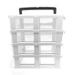 جعبه 4 خانه GH22 سفید 1*4 قناد پلاست