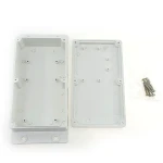 جعبه پلاستیکی سفید گوشواره دار 16x9x4.5 سانتی متر