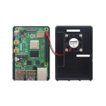 کیس برد رزبری پای Raspberry Pi 4 با قابلیت نصب فن