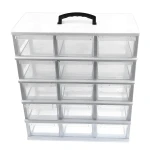 جعبه 15 خانه سفید 3*5 ارتفاع 44 سانتی متری قناد پلاست