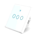 کلید هوشمند لمسی سه پل با قابلیت کنترل از طریق WiFi و ریموت 433MHz