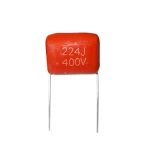 خازن 220 نانو فاراد 400 ولت پلی استر