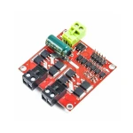 ماژول درایور موتور دو کانال 7 آمپر جایگزین آمپر بالا برای L298