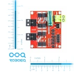 ماژول درایور موتور دو کانال 7 آمپر جایگزین آمپر بالا برای L298