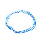 سیم رشته ای تلفنی رانژه 0.25*2 تمام مس (CCC) سفید آبی