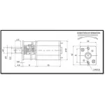 موتور گیربکس 6 ولت 50 دور مینی ZGA12