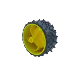 چرخ پلاستیکی ربات 55 میلی متر آج دار