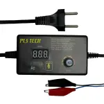 آداپتور متغیر 4 تا 12 ولت بین راهی 2 آمپر سوسماری با نمایشگر PLS TECH