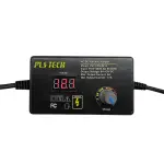 آداپتور متغیر 4 تا 12 ولت بین راهی 2 آمپر سوسماری با نمایشگر PLS TECH
