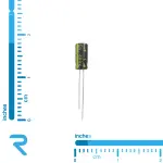خازن الکترولیت 1 میکرو فاراد 400 ولت JWCO سری HGD