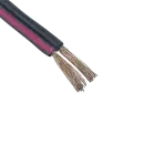 سیم رشته ای 0.5*2 دوبل باندی آلومینیوم روکش مس (CCA) قرمز مشکی