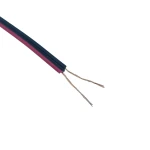 سیم رشته ای 0.25*2 دوبل باندی آلومینیوم روکش مس (CCA) قرمز مشکی