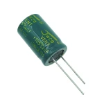 خازن الکترولیت 3300 میکرو فاراد 25 ولت سبز JWCO