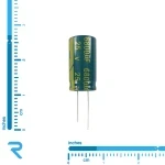 خازن الکترولیت 6800 میکرو فاراد 25 ولت JWCO