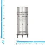 خازن الکترولیت 4700 میکرو فاراد 10 ولت PHILIPS اصل آلمان