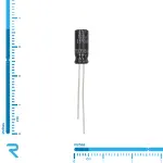 خازن الکترولیت 100 میکرو فاراد 25 ولت ROE اصل اروپا